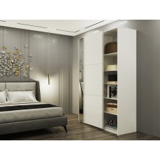 Шафа-купе двохдверна Doros G-Caiser 160х60х240 см Білий/Дзеркало (DRS-011011)