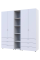 Комплект шаф для одягу Doros Гелар (3 шт.) 193,2х49,5х203,4 см Білий (DRS-011181)