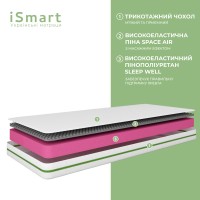 Матрац ортопедичний Ismart Koala Solo 160х200 см безпружинний (ISM-051123)
