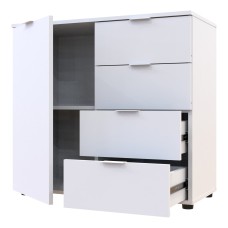 Комод у вітальню Doros Рон 1 80х38х81 см Білий (DRS-011292)