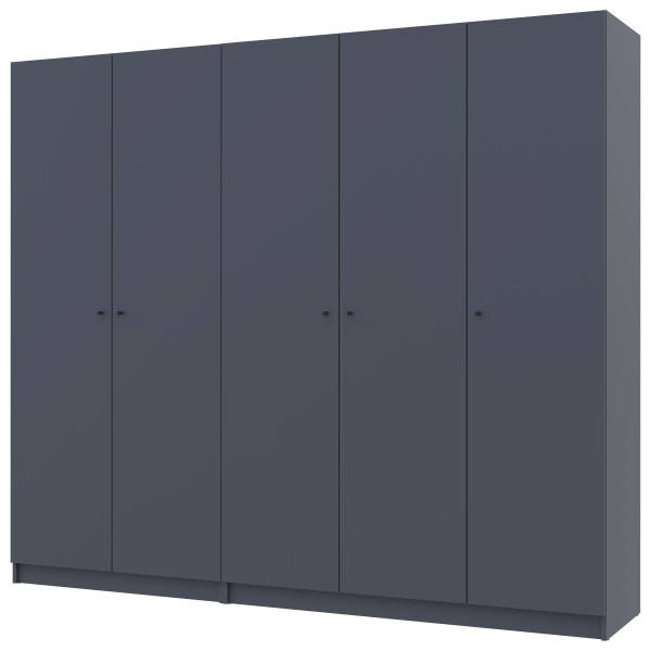 Комплект шаф для одягу Doros Промо (2 шт.) 225х48х204 см Графіт (DRS-011213)
