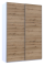 Шафа-купе двохдверна Doros G-Caiser 160х60х240 см Білий/Дуб евок (DRS-011022)