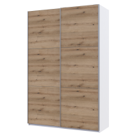 Шкаф-купе двухдверный Doros G-Caiser 160х60х240 см Белый/Дуб евок (DRS-011022)