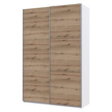 Шафа-купе двохдверна Doros G-Caiser 160х60х240 см Білий/Дуб евок (DRS-011022)