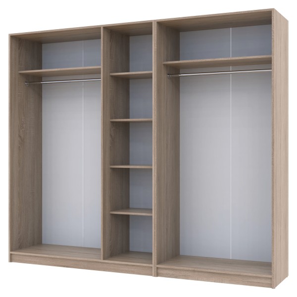 Комплект шаф для одягу Doros Промо (2 шт.) 225х48х204 см Дуб сонома (DRS-011214)