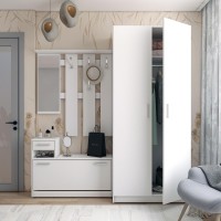 Прихожая Doros Alice и шкаф Promo Белый (DRS-011385)