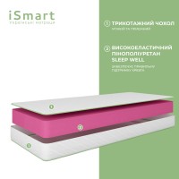 Матрац ортопедичний Ismart Koala Sweet 130х200 см безпружинний (ISM-051073)