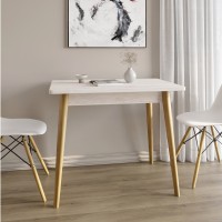 Обідній стіл LION Маямі-2 дерев'яні ніжки Самоа Димчастий (LION-041182)