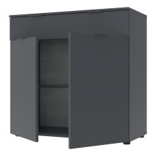 Комод у вітальню Doros Рон 2 80х38х100 см Графіт (DRS-011295)