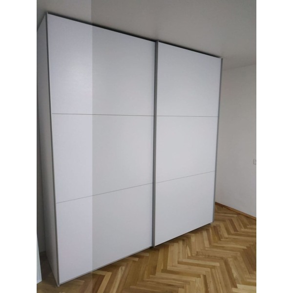 Шафа-купе двохдверна Doros G-Caiser 220х60х240 см Білий (DRS-011004)