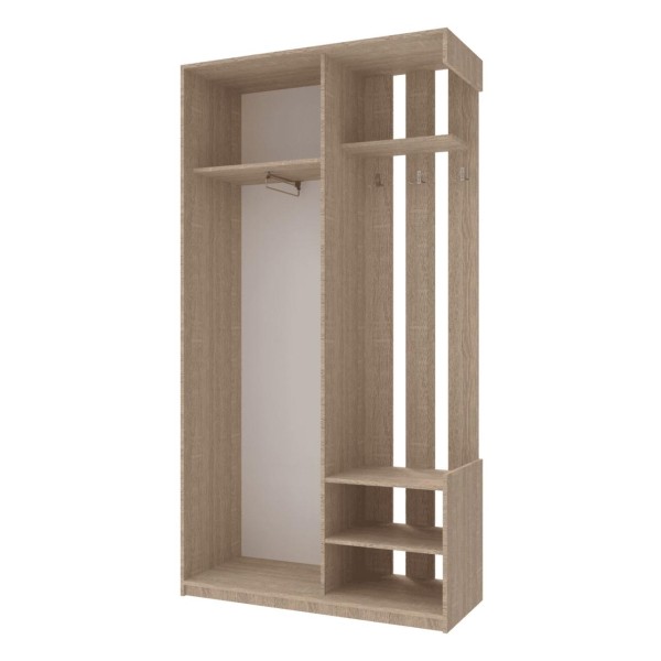 Передпокій з дзеркалом Doros City One Door 110х45х210 см Дуб cонома (DRS-011306)