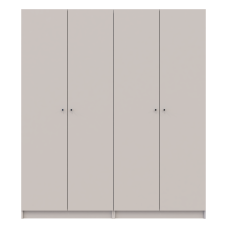 Комплект шаф для одягу з полицями Doros Промо (2 шт.) 180х48х204 см Кашемір (DRS-011466)