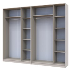 Комплект шаф для одягу Doros Промо (2 шт.) 270х48х204 см Кашемір (DRS-011216)