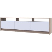 Стенка в гостинную Doros U3 180х33х48 см Дуб сонома/Белый (DRS-011407)