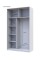 Шкаф-купе двухдверный Doros Сити 24 140х60х240 см Белый/2 Зеркала (DRS-011046)