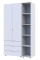 Комплект шаф для одягу Doros Гелар (2 шт.) 115,7х49,5х203,4 см Білий (DRS-011176)
