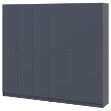 Комплект шаф для одягу Doros Промо (2 шт.) 270х48х204 см Графіт (DRS-011217)