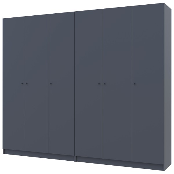 Комплект шаф для одягу Doros Промо (2 шт.) 270х48х204 см Графіт (DRS-011217)