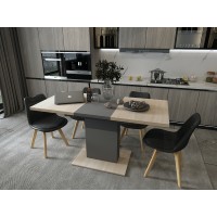 Столовий стіл Doros Бостон 150х70х79 см Дуб cонома/Графіт (DRS-011337)