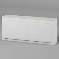 Большой комод LION Ларри-1 Нимфея альба/Бетон Style (LION-041042)