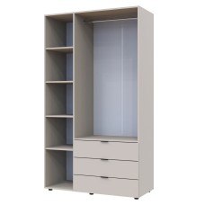 Шафа розпашна для одягу Doros Гелар 116,2х49,5х203,4 см Кашемір (DRS-011167)