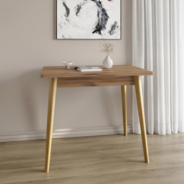 Обідній стіл LION Маямі-2 дерев'яні ніжки Дуб ліворно (LION-041167)