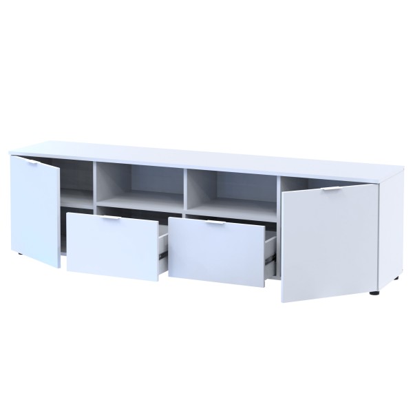 Тумба під ТВ Doros Рон 4 180х38х50 см Білий (DRS-011298)