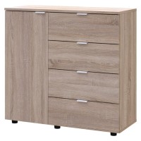 Комод в гостиную Doros Гелар GС1 100х40х81,2 см Дуб сонома (DRS-011289)