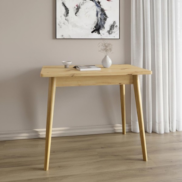 Обідній стіл LION Маямі-2 дерев'яні ніжки Дуб артизан (LION-041168)