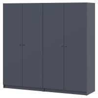 Комплект шаф для одягу Doros Промо (2 шт.) 180х48х204 см Графіт (DRS-011209)