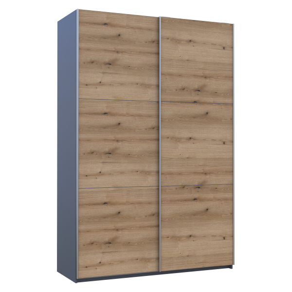 Шкаф-купе двухдверный Doros G-Caiser 160х60х240 см Графит/Дуб евок (DRS-011039)