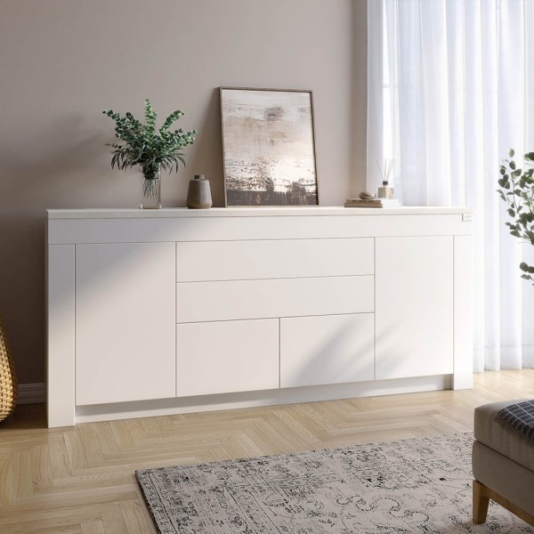 Великий комод LION Ларрі-2 Нiмфея альба/Бетон Style (LION-041059)