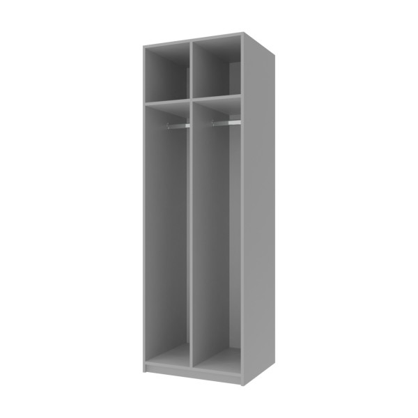 Шафка в роздягальню на 2-і секції Doros 60х52х180 Сірий (DRS-011221)