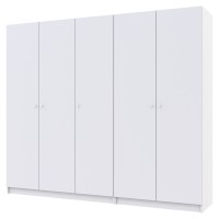 Комплект шаф для одягу Doros Промо (2 шт.) 225х48х204 см Білий (DRS-011211)