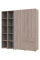 Комплект шаф для одягу Doros Гелар (3 шт.) 192,6х49,5х203,4 см Дуб сонома (DRS-011150)