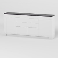 Великий комод LION Ларрі-2 Нiмфея альба/Бетон Темний (LION-041060)