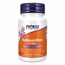 Astaxanthin 4 mg - 60 Veg Softgels Now Foods