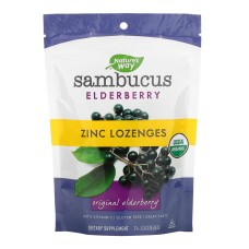 Sambucus Organic Zinc Lozenges - 24 cnt Nature's Way