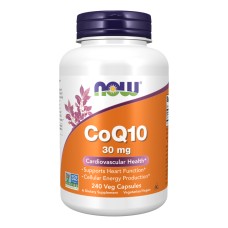 CoQ10 30mg - 240 vcaps Now Foods