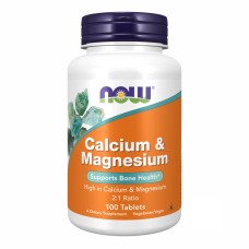 Cal- Mag 500/250mg - 100 tabs Now Foods