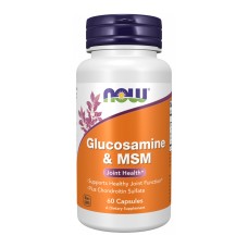 Glucosamine & MSM - 60 caps Now Foods