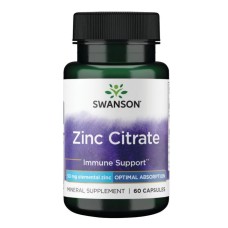 Zinc Citrate 50mg - 60caps Swanson