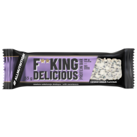 F**king delicious Protein Bar - 15x55g White Chocolate Cookies cream