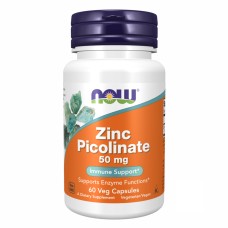 Zinc Picolinate 50 mg - 60 vcaps (Без этикетки) Now Foods