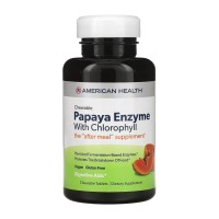 Papaya Enzyme with Chlorophyll Chewable - 100 chewables American Health