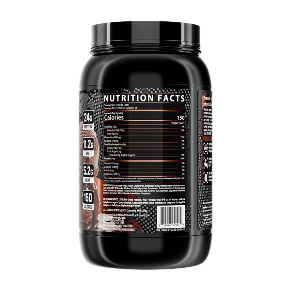 100% Whey Protein - 913g Chocolate 100% Whey Protein - 913g Chocolate