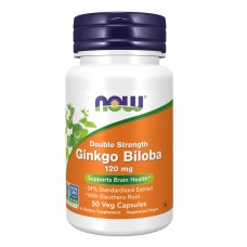 Ginkgo Biloba 120mg - 50 vcaps Now Foods