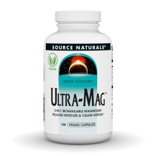 Ultra-Mag - 180 vcaps (Повреждена банка) Source Naturals