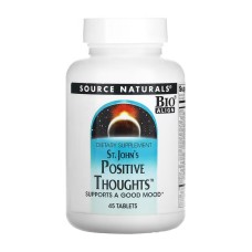 St. John's Positive Thoughts™ - 45 tabs (Повреждена банка) Source Naturals