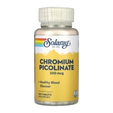 Chromium Picolinate 200mcg - 100 tabs Solaray